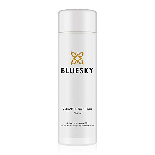 Bluesky Gel Polish Cleanser 500ml, Nagelreinigerflüssigkeit, UV-LED-Gelrückstandsentferner, Isopropylalkohol, Nagelvorbereitung und Abwischen der klebrigen Schicht, 500 g