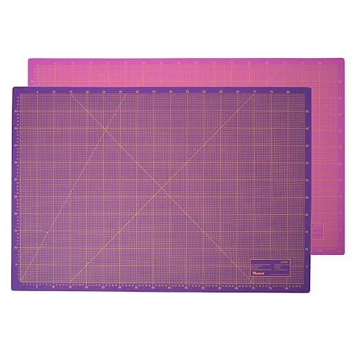 Schneidematte 3-lagig und selbstheilend violett pink 100x150cm XXL