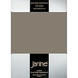 Janine Elastic-Jersey-Spannbetttuch 5002 Fb 57 Taupe 140x200-160x220