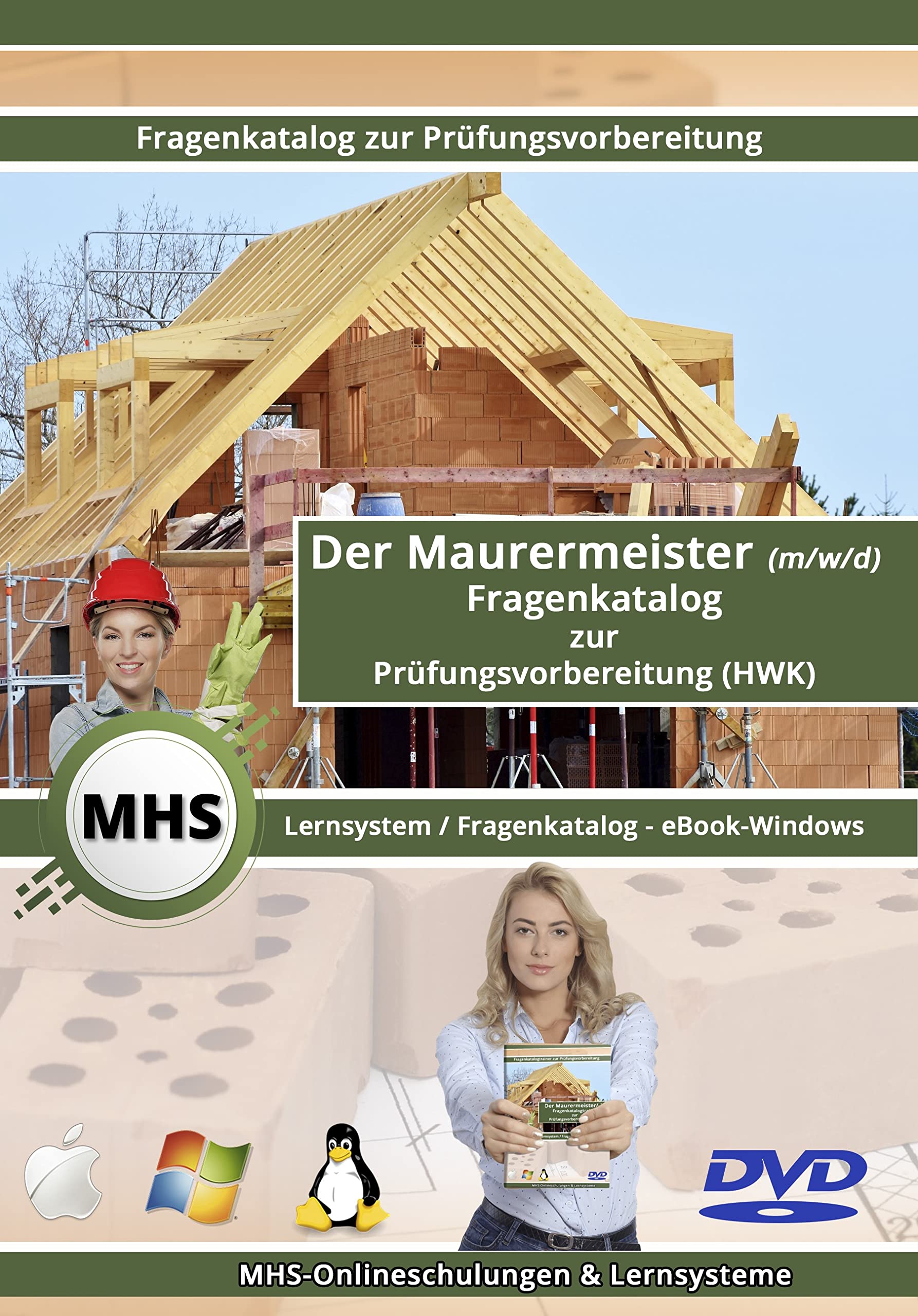 Maurermeister - Fragenkatalog - ExpertKit-Version mit allen Handlungs- & Lernfeldern - eBook für Windows auf DVD