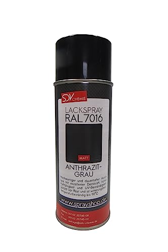 SDV Chemie Lackspray RAL 7016 anthrazitgrau matt 12x 400ml ANTHRAZITGRAU grau Acryllack Autolack