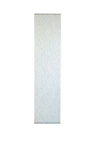 HOMING Schiebegardine Genaro, (1 St.), Vorhang mit verdeckten Schlaufen Genaro grau 140x245cm
