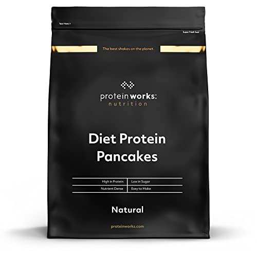 Diet Protein Pancakes| Natürlich | Proteinreicher, zuckerarmer Snack | Schnell & einfach herzustellen | Protein Works | 1kg