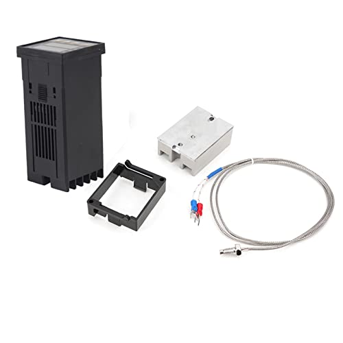 REX-C100 PID Temperaturregler Kits，0-400℃ AC100-240V Digital Intelligente Thermostat，Digitale PID-Temperaturregler Kit，Temperature Controller Kit