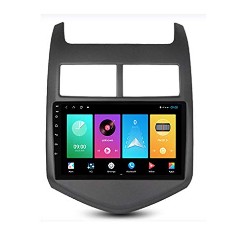 Autoradio Mit 10 Zoll Touchscreen Bildschirm GPS Navigation Für Chevrolet Aveo 2 2011-2015 Android Auto Unterstützen DAB+ Lenkradsteuerung Bluetooth Mirrorlink Carplay