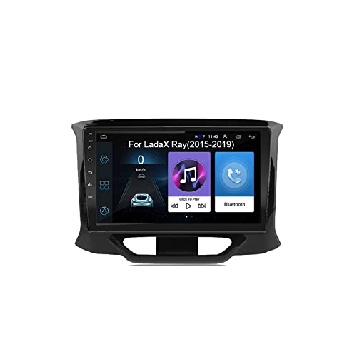 Autoradio Stereo-GPS-Navigation für LadaX Ray (2015–2019), Plug-and-Play, 9-Zoll-Touch-Display, Android 10, unterstützt Lenkradsteuerung, Bluetooth-Freisprechfunktion, integriertes Auto