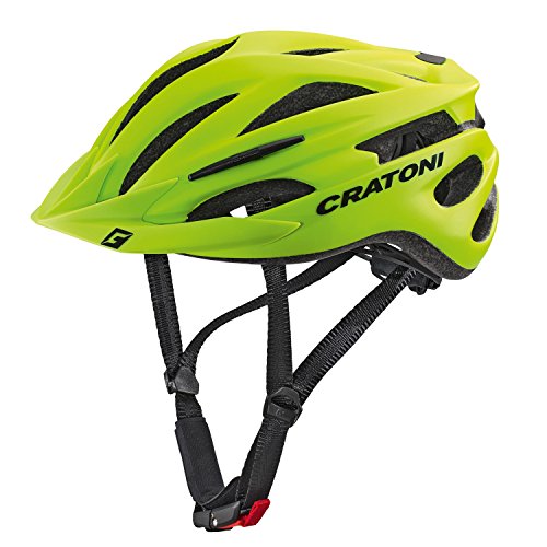 Cratoni Pacer+ Fahrradhelm, Lime Matt, S-M