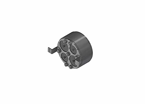 Gummi-Press-Dichtung variabel Außendurchmesser 100 mm/Tiefe 40 mm für Hauseinführung von Kabel und Rohre 2x 4 mm bis 32 + 2x 4 mm - 25 mm
