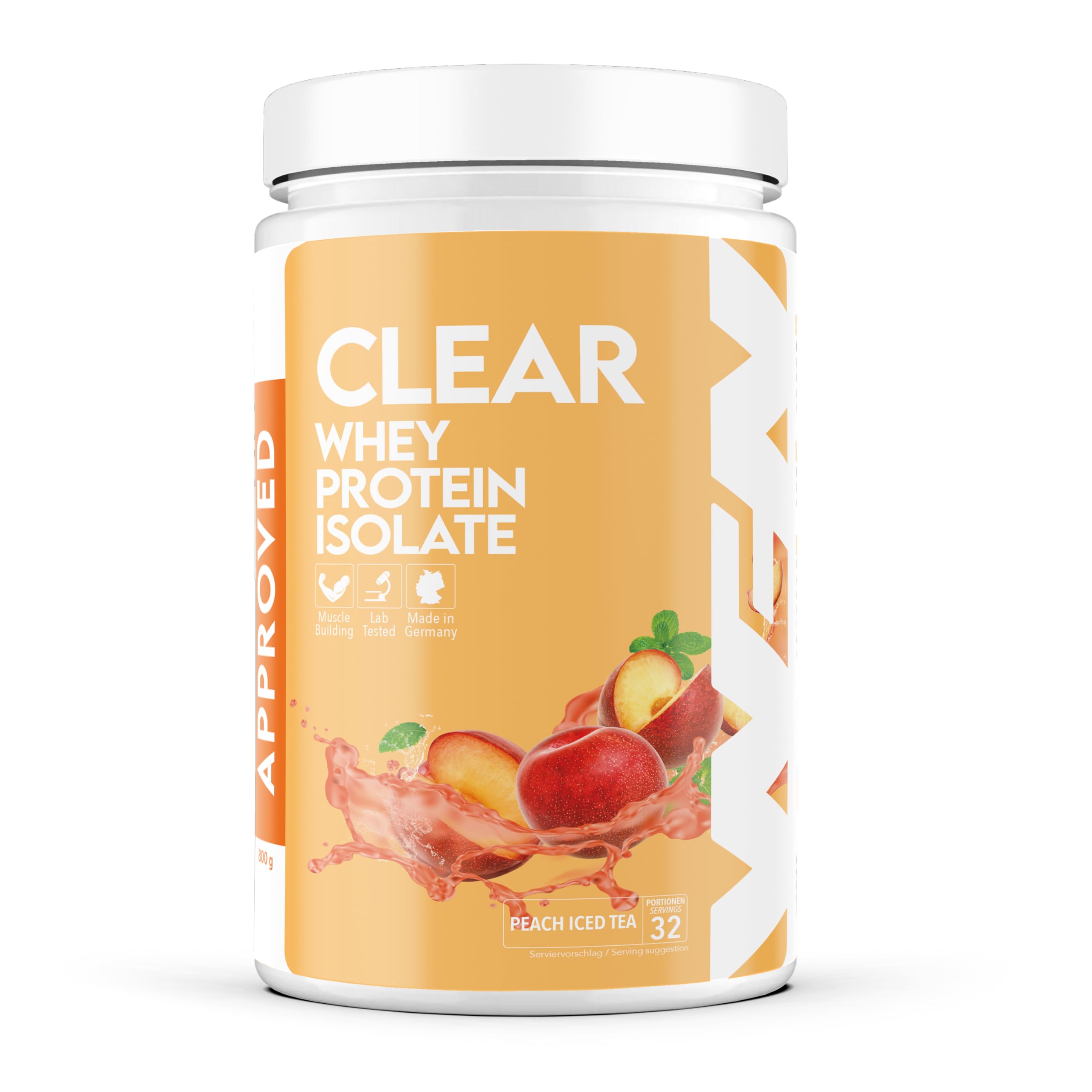WFN Approved Clear (800 g, Iced Tea Peach)