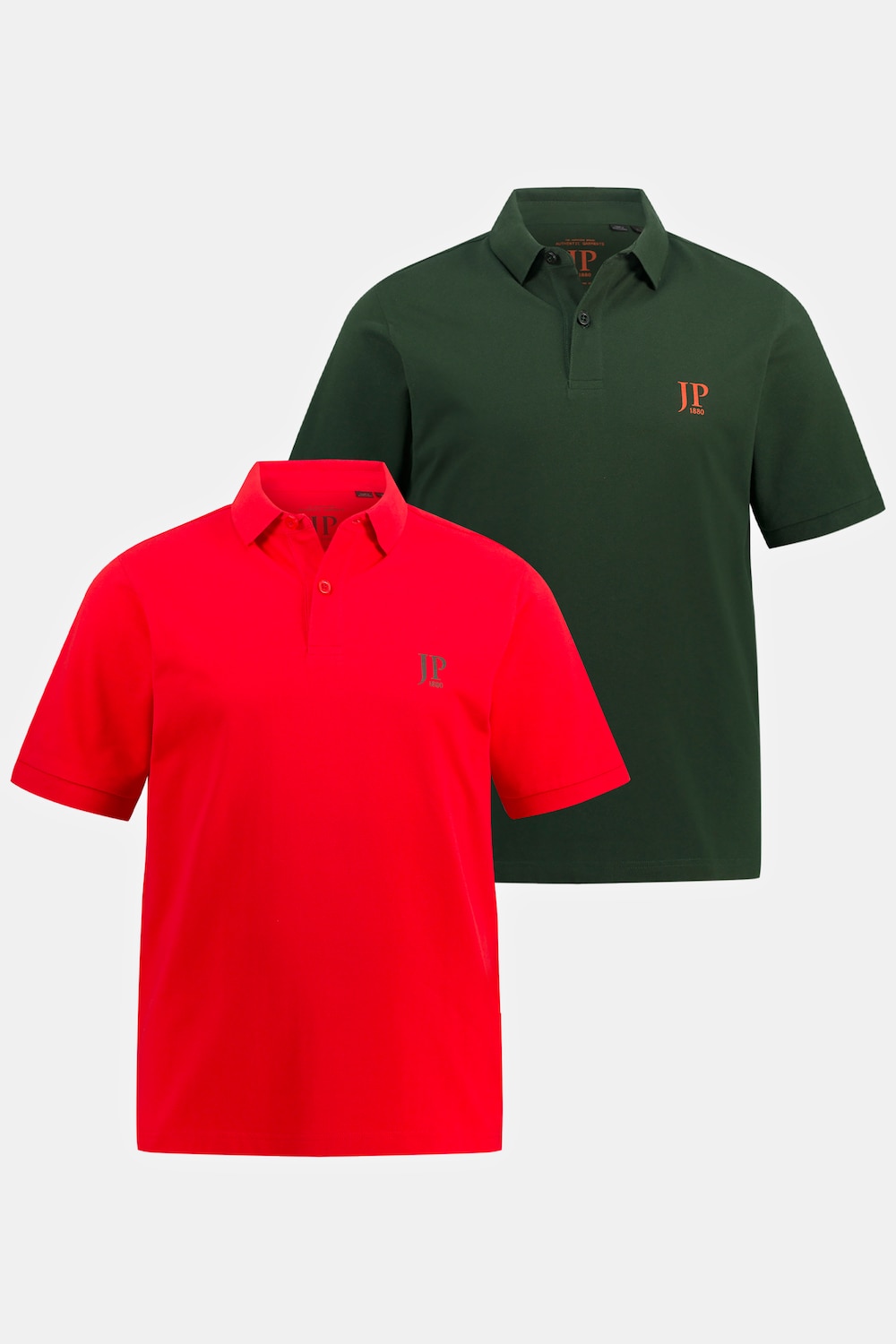 Große Größen Poloshirts, Herren, rot, Größe: 3XL, Baumwolle/Polyester/Viskose, JP1880