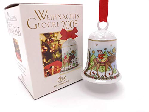 Porzellanglocke Weihnachtsglocke 2005 - Hutschenreuther - in OVP (Verpackung beschädigt)