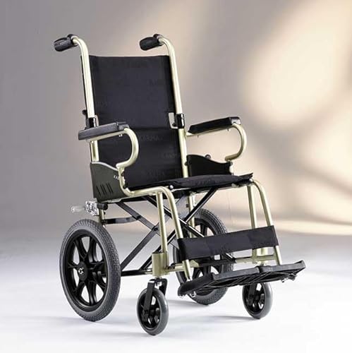 Transit Rollstuhl aus Aluminium, ultraleicht und super schmal