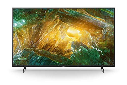 Sony KD-55XH8096 Bravia 139 cm (55 Zoll) Fernseher (Android TV, LED, 4K Ultra HD (UHD), High Dynamic Range (HDR), Smart TV, Sprachfernbedienung, 2020 Modell) Schwarz