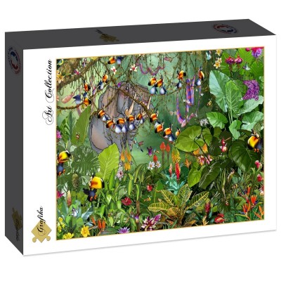 Grafika Fran�ois Ruyer - Jungle 2000 Teile Puzzle Grafika-F-30736 2