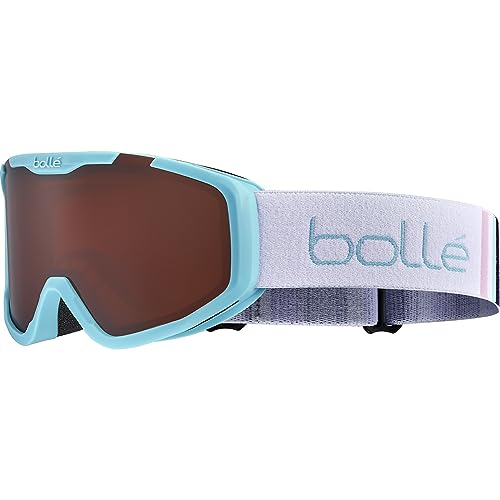 Bollé - ROCKET - Skibrille Junior, Blau-Weiß-Matt - Rosy Bronze Kat. 3