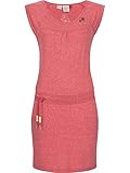 Ragwear Damen Kleid Sommerkleid kurz Penelope Red Melange22 Gr. L