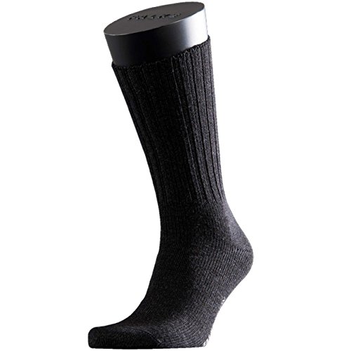 FALKE Herren Socken Nelson, Schurwollmischung, 1 Paar, Grau (Anthracite Melange 3080), Größe: 47-50