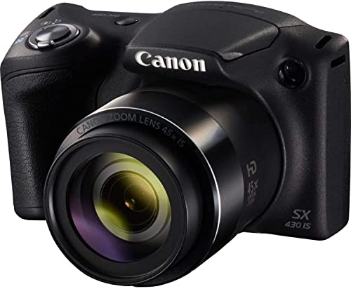 Canon Powershot SX430 is 45 Multiplier_x, Schwarz