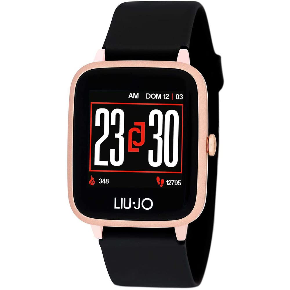 Liu Jo Jeans Damen Digital Smartwatch Uhr mit Silikon Armband SWLJ046