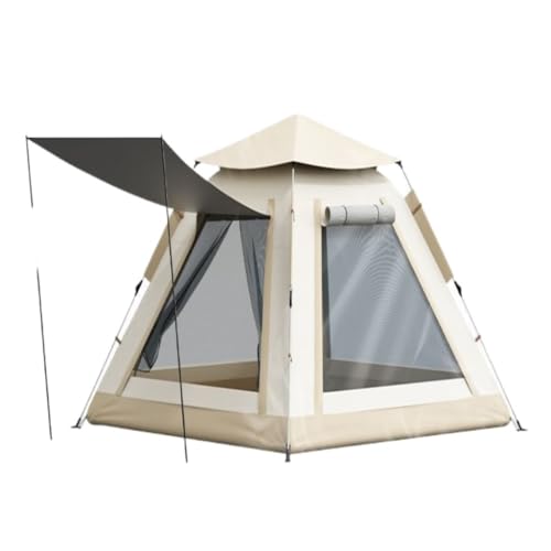 Zelt Outdoor Picknick Camping Tragbare Zelt Automatische Pop-up Regendicht Zelt Park Outdoor Camping Ausrüstung Faltbar Zelte (Color : White, Size : C)
