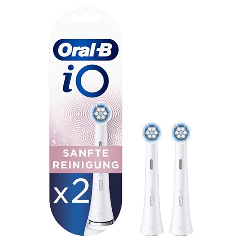 Braun Oral-B 4210201328889 iO Sanfte Reinigung Aufsteckbürsten für ein sensationelles Mundgefühl, Briefkastenfähige Verpackung, 4 Stück 