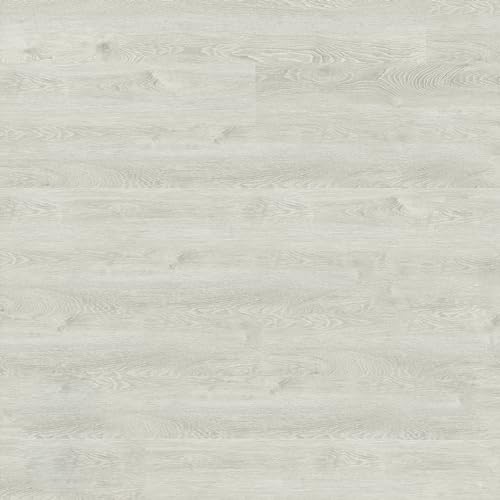 ARTENS - PVC Bodenbelag - Click Vinyl-Dielen BODIL - Vinylboden - FORTE - Holzeffekt - Weiß - L.122 cm x B.18 cm - Dicke 4 mm - 1,76 m²/ 8 Dielen - Belastungsklasse 32