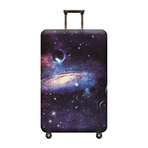 Elastisch Kofferschutzhülle Universum Galaxie Kofferhülle Kofferschutz Kofferbezug Gepäck Luggage Cover mit Reißverschluss XL 29-32 Zoll