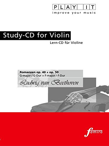 Study-CD for Violin - Romanzen Op.40 und Op.50