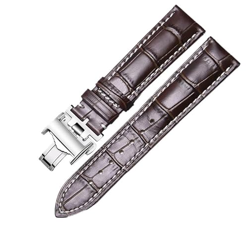 GeRnie Cowhide Leather Watchbands Made for L2 L4 Collection Flagship Strap Watch Bands Calfskin Armband L2.628.673, braun/silber (Brown Silver), 13mm(Buckle 12mm), Rucksäcke