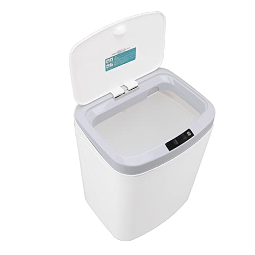 Pssopp Sensor Can, 16L Automatischer Mülleimer für Küche, Wohnzimmer, Badezimmer, Müll, Recycling und Kompost (Weiß)