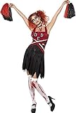 Fancy Me Damen Sexy Zombie Cheerleader Uniform High School Halloween Kostüm Kleid Outfit 4-18 - Schwarz, 8-10
