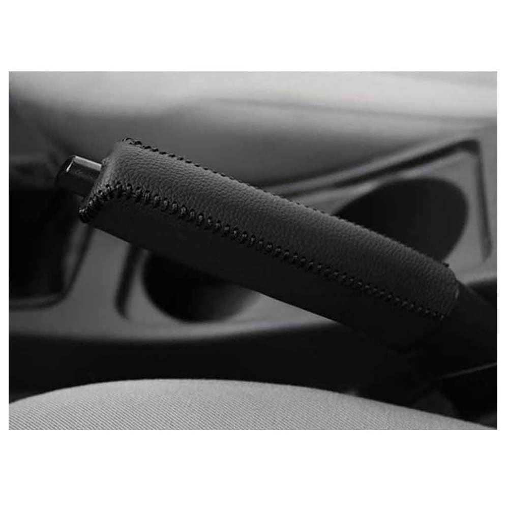 Auto Handbremsabdeckung für Suzuki Vitara 5-Door LY 2015-2024, Leder Handbremse HüLse Handbremsengriffe Rutschfest Und VerschleißFest Handbremsdeckel,C/Black Black Line