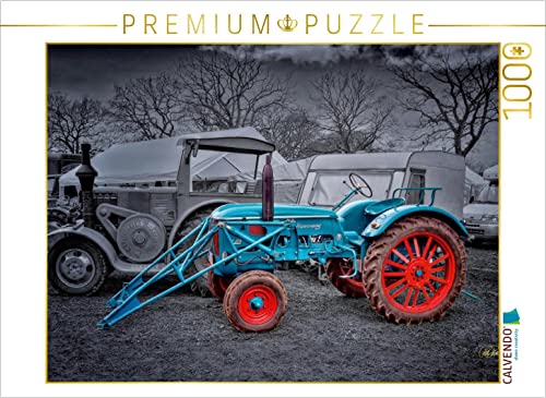 CALVENDO Puzzle Oldtimer Traktor Hanomag 1000 Teile Lege-Größe 64 x 48 cm Foto-Puzzle Bild von Peter Roder