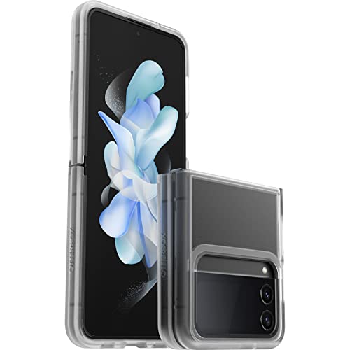 OtterBox Thin Flex Hülle für Galaxy Z Flip4, stoßfest, sturzsicher, dünne Zweiteilige schützende Hülle, Getestet nach Militärstandard, für Faltbare Handys, Transparent
