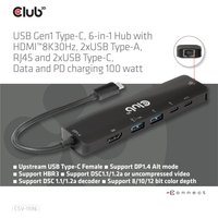 Club 3D - Dockingstation - USB-C 3.1 Gen 1 - HDMI - GigE