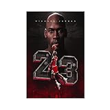 OakiTa Michael Jordan Basketballspieler-Poster (5) Leinwand-Poster, Wandkunst, Dekor, Bild, Gemälde für Wohnzimmer, Schlafzimmer, Dekoration, ungerahmt, 40 x 60 cm