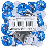 Ceylor Blauband 100 Kondome mit Gleitcreme, verpackt im hygienischen"Dösli", einfach zu öffnen!