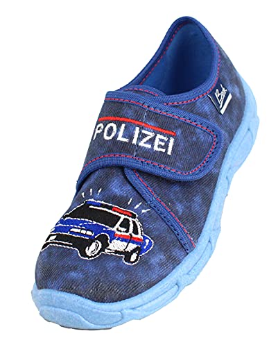 Beck Jungen Polizei Niedrige Hausschuhe, Blau (Dunkelblau 05), 29 EU