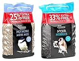 Wolvercroft Garden Centre Tom Chambers No More Mess Mix (2,5 kg) & Tom Chambers Nyjer Nibbles (2 kg)