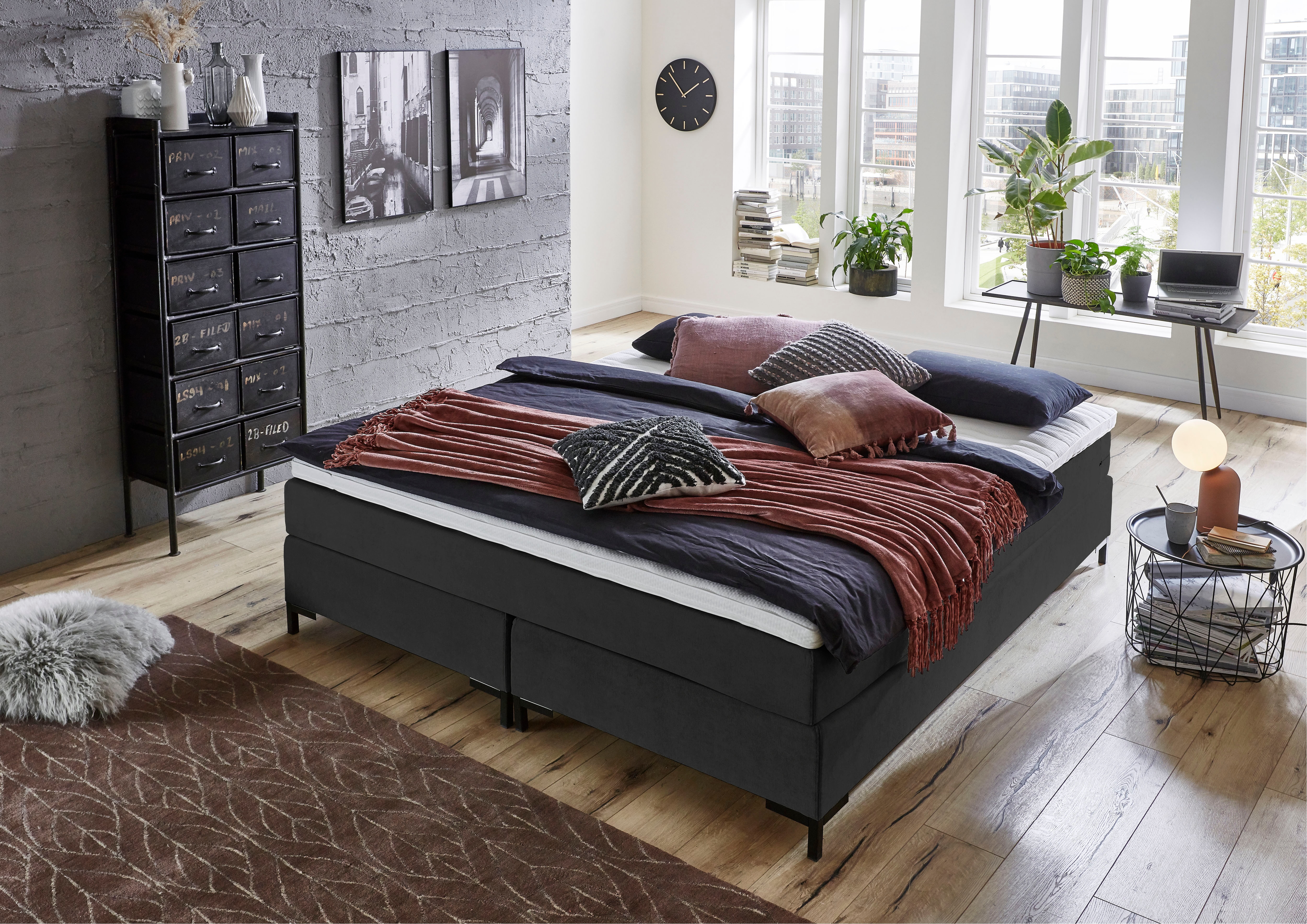 ATLANTIC home collection Boxspringbett "Romy"