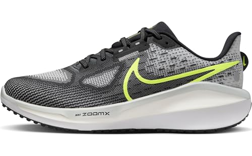Nike Herren Vomero 17 Laufschuh, Black Light Smoke Grey Volt, 42 EU