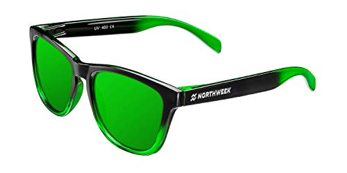 NORTHWEEK Unisex-Erwachsene Gradiant Sonnenbrille, Mehrfarbig (Verde), 52