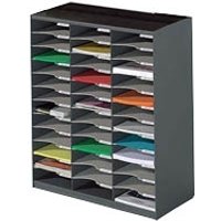 PaperFlow 803.11 Büro-Schubladenschrank Schwarz - Grau Polystyrene (803.11)