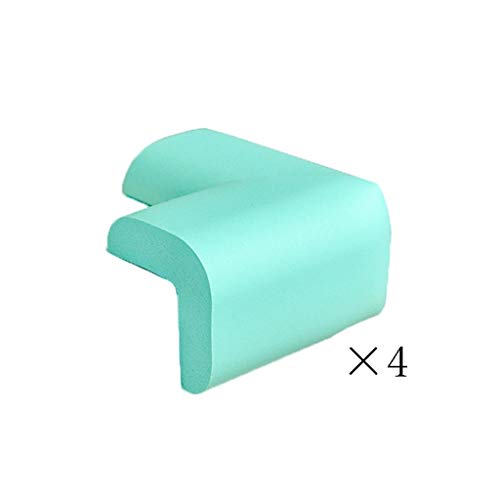 AnSafe Tischkantenschutz, L-Typ for Möbelkanten Sanft Hohe Elastizität Baby Sicherheit Schutz (grün, Beige) (Color : Blue)