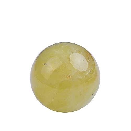 Home 1PC Natural Citrin Ball Polished Globe Massage Ball Reiki CrystalStone Home Decor Exquisitet YICHENGYIN (Color : Citrine Ball, Size : 60-70mm)