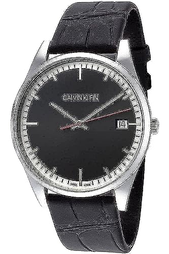 Calvin Klein Herren-Uhren Analog Quarz One Size Schwarz 32011470