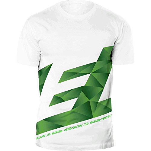 ZEC+ Herren Shirt Athletic Polygon in Weiß Größe S