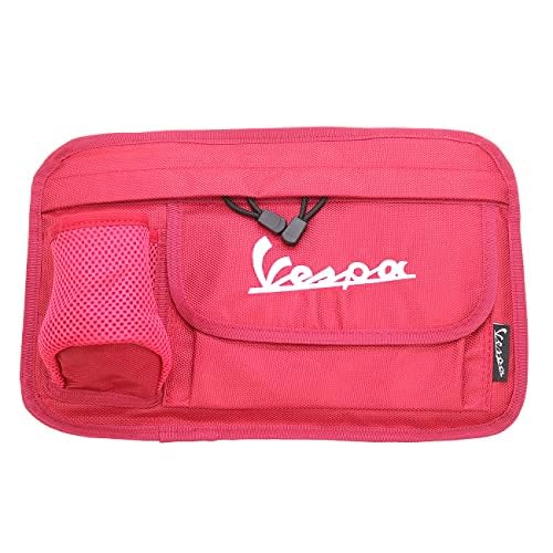 Wasserdichte Schlüsseltaschen Aufbewahrungstasche Seitentasche Tanktasche für Vespa GTS LX LXV 50 125 250 300 GTS300 (Rot)