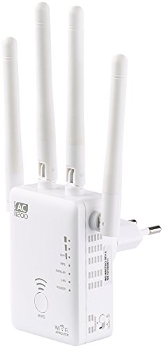 7links Internet Verstärker: Dualband-WLAN-Repeater WLR-1221.ac, AccessPoint & Router, 1.200 Mbit/s (Dual-Repeater)