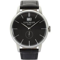 LOCMAN, Herrenuhr "1960 Big Date" in schwarz, Uhren für Herren